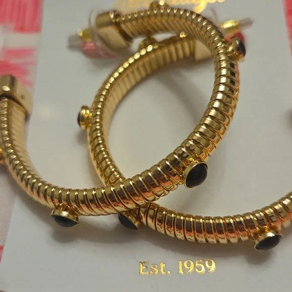 Lilly Pulitzer Unforgettable Hoop Earrings - Picture 5 of 9